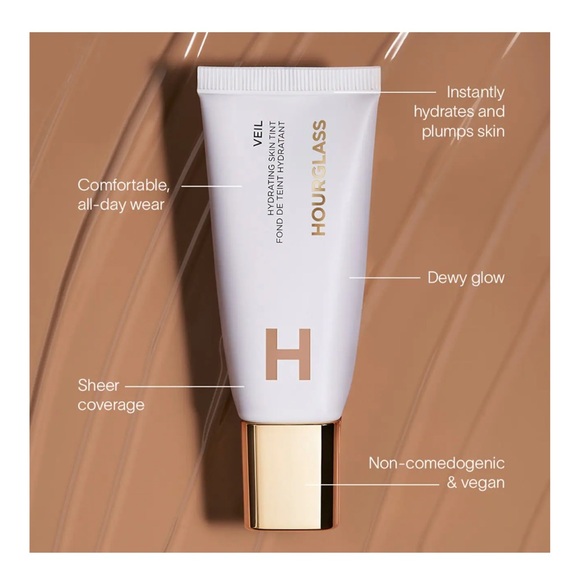 NEW Hourglass Veil Hydrating Skin Tint Foundation | Shade 6 - Light Cool - Picture 13 of 16